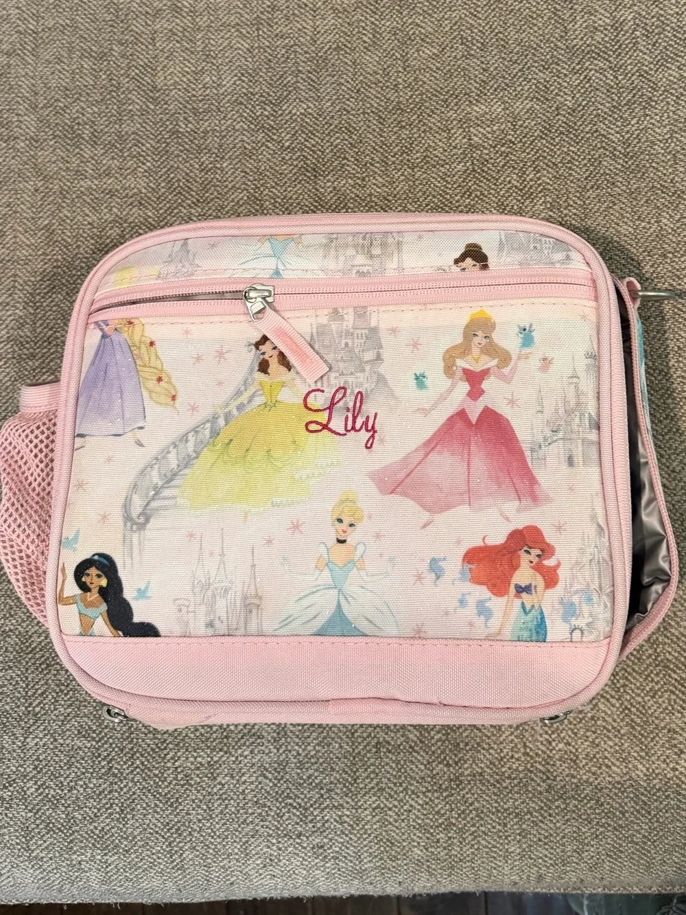 Pottery Barn Kids Pink Princess Themed Lunch Bag